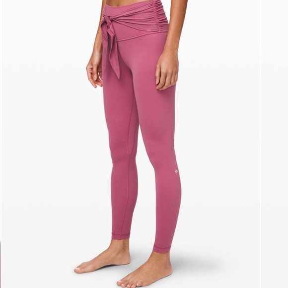 NWT lululemon Align Pant 28” Wrap waist Moss Rose - Picture 3 of 10